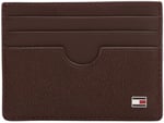 Tommy Hilfiger TH FLAG CC HOLDER Erkek Cüzdan, Kahverengi, Tek Beden