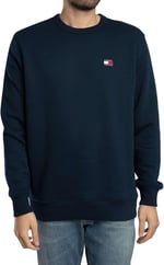 Tommy Hilfiger TJM REG BADGE CREW EXT Sweatshirt Erkek - Bedenler: S, M, L, XL