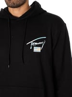 Tommy Hilfiger Tjm Reg Metallic Dna Hood Ext Sweatshirt Erkek