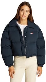 Tommy Hilfiger TJW CRP BADGE COLLAR DOWN PUFFER Ceket Kadın