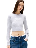 Tommy Hilfiger TJW CRP SCRIPT SWEATER EXT Polo Kazak Kadın