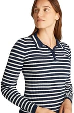 Tommy Hilfiger TJW ESSENTIAL LS POLO SWEATER Polo Kazak Kadın