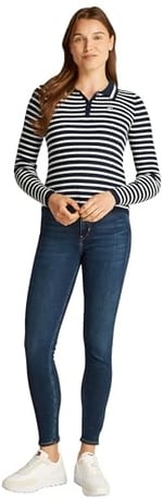 Tommy Hilfiger TJW ESSENTIAL LS POLO SWEATER Polo Kazak Kadın