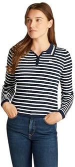Tommy Hilfiger TJW ESSENTIAL LS POLO SWEATER Polo Kazak Kadın