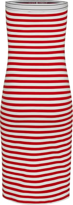 Tommy Hilfiger Tjw Logo Tape Stripe Tube Dress Elbise Kadın
