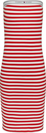 Tommy Hilfiger Tjw Logo Tape Stripe Tube Dress Elbise Kadın