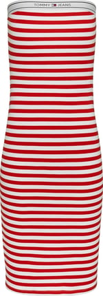 Tommy Hilfiger Tjw Logo Tape Stripe Tube Dress Elbise Kadın