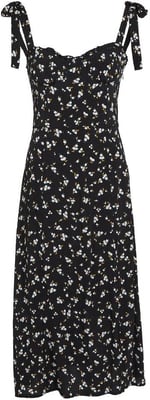 Tommy Hilfiger Tjw Midi Floral Ruffle Dress Elbise Kadın