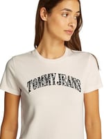 Tommy Hilfiger TJW REG FLORAL VARSITY TEE Tişört Kadın