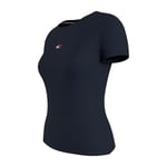 Tommy Hilfiger TJW SLIM BADGE RIB TEE T-shirt Kadın