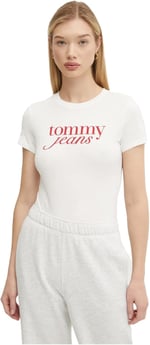 Tommy Hilfiger TJW SLIM ESSENTIAL LOGO TEE EXT Tişört Kadın
