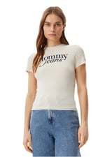 Tommy Hilfiger TJW SLIM ESSENTIAL LOGO TEE EXT Tişört Kadın