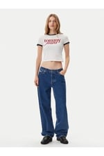 Tommy Hilfiger TJW SLIM SH SCRIPT RINGR TEE EXT Tişört Kadın