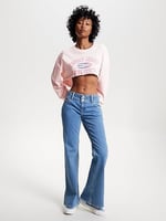 Tommy Hilfiger Tjw Ultr Crp Tj Ath Crew Sweatshirt Kadın