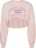 Tommy Hilfiger Tjw Ultr Crp Tj Ath Crew Sweatshirt Kadın