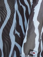 Tommy Hilfiger Tjw Zebra Maxi Knit Dress Elbise Kadın