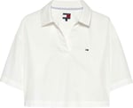 TOMMY HILFIGER TOMMY HILFIGER Kadın Marka Logolu Günlük Kullanıma Uygun Beyaz1 Gömlek DW0DW22596 YBL - Bedenler: XS, S, M, L