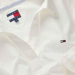 TOMMY HILFIGER TOMMY HILFIGER Kadın Marka Logolu Günlük Kullanıma Uygun Beyaz1 Gömlek DW0DW22596 YBL - Bedenler: XS, S, M, L