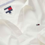 TOMMY HILFIGER TOMMY HILFIGER Kadın Marka Logolu Günlük Kullanıma Uygun Beyaz1 Gömlek DW0DW22596 YBL - Bedenler: XS, S, M, L