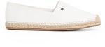 TOMMY HILFIGER TOMMY HILFIGER Kadın Marka Logolu Günlük Kullanıma Uygun Beyaz1 Espadril FW0FW08541 YBL