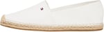 TOMMY HILFIGER TOMMY HILFIGER Kadın Marka Logolu Günlük Kullanıma Uygun Beyaz1 Espadril FW0FW08541 YBL