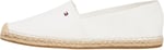 TOMMY HILFIGER TOMMY HILFIGER Kadın Marka Logolu Günlük Kullanıma Uygun Beyaz1 Espadril FW0FW08541 YBL