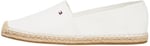 TOMMY HILFIGER TOMMY HILFIGER Kadın Marka Logolu Günlük Kullanıma Uygun Beyaz1 Espadril FW0FW08541 YBL