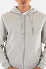 Tommy Jeans Erkek kapüşonlu sweatshirt, fermuarlı, bayrak, fermuarlı, Thru kapüşonlu