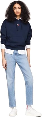 Tommy Jeans izzie Hgh Sl Ank Bh5131 Kot Pantolon Kadın