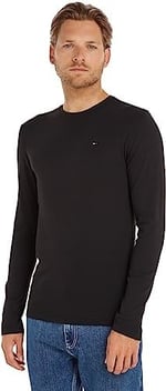 Tommy Jeans TJM ORIGINAL RIB LONGSLEEVE TEE Uzun kollu tişört Erkek