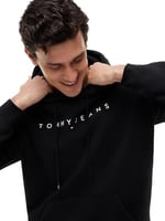 Tommy Jeans TJM REG LINEAR LOGO HOODIE EXT Sweatshirt Erkek - Bedenler: 3XL, 4XL, XS, S, M, L, XL, XXL