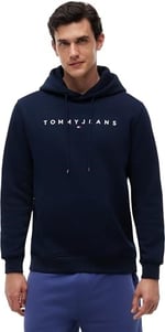 Tommy Jeans TJM REG LINEAR LOGO HOODIE EXT Sweatshirt Erkek