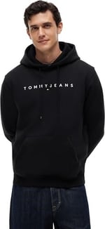 Tommy Jeans TJM REG LINEAR LOGO HOODIE EXT Sweatshirt Erkek - Bedenler: 3XL, 4XL, XS, S, M, L, XL, XXL