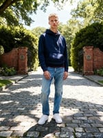 Tommy Jeans TJM REG S FLAG HOODIE Sweatshirt Erkek