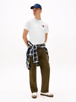 Tommy Jeans TJM SLIM ESSENTIAL FLAG TEE EXT Tişört Erkek
