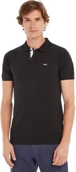 Tommy Jeans TJM SLIM PLACKET POLO Polo Tişört Erkek