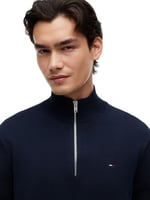 Tommy Jeans TJM SLM ESS LIGHT ¼ ZIP SWTR EXT Kazak Erkek