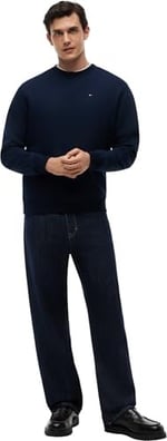 Tommy Jeans Tjm Standart Polar C Yaka Kazak Erkek
