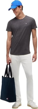 Tommy Jeans TJM XSLIM JASPE C NECK EXT Tişört Erkek