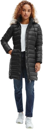Tommy Jeans TJW ESSENTIAL HOODED DOWN COAT Dış Giyim Kadın