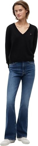 Tommy Jeans TJW ESSENTIAL VNECK SWEATER EXT Kazak Kadın