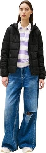 Tommy Jeans TJW SLIM LW HOODED PADDED JACKET Ceket Kadın
