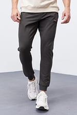TOMMY LIFE İndigo Fermuar Cepli Dar Kalıp Jogger Eşofman Altı, T01ER-84343