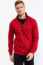 TOMMY LIFE TOMMYLIFE Gri Melanj - Siyah Dik Yaka Fermuarlı Standart Kalıp Klasik Paça Eşofman Takımı, 85152