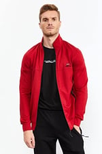TOMMY LIFE TOMMYLIFE Gri Melanj - Siyah Dik Yaka Fermuarlı Standart Kalıp Klasik Paça Eşofman Takımı, 85152