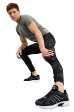 TOMMY LIFE TOMMYLIFE Haki Kamuflaj Desenli Dar Kalıp Jogger Eşofman Altı, T05ER-84754