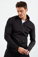 TOMMY LIFE TOMMYLIFE Lacivert Dik Yaka Fermuarlı Standart Kalıp Manşetli Eşofman Takım, T09ER-85160