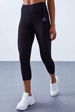 TOMMYLIFE Bordo Yüksek Bel Toparlayıcı Çapraz Sırt Detaylı Slim Fit Kadın Tayt Takım - 95283