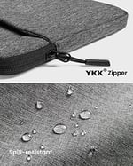 tomtoc 14 inç MacBook Pro M5/M4/M3/M2/M1 Pro/Max 2025-2021 için İnce Dizüstü Bilgisayar Kılıfı, 13,8 inç Yüzey Dizüstü Bilgisayar AI PC için Suya Dayanıklı Koruyucu Kılıf, Aksesuar Çantası