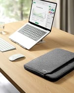 tomtoc 14 inç MacBook Pro M5/M4/M3/M2/M1 Pro/Max 2025-2021 için İnce Dizüstü Bilgisayar Kılıfı, 13,8 inç Yüzey Dizüstü Bilgisayar AI PC için Suya Dayanıklı Koruyucu Kılıf, Aksesuar Çantası